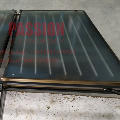 El panel azul de la calefacción solar de Chrom del negro del colector solar de la placa plana del titanio